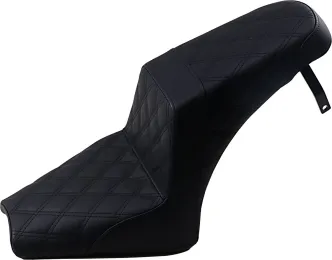 Saddlemen Step-Up LS Diamond Stitch Seat in Black For 2015-2020 Indian Scout Models (I18-33-175)