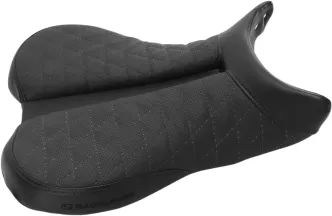 Saddlemen Gel Channel Track Lattice Stitch Solo Seat In Black For Yamaha 2008-2009 R6 Models (0810-Y134)