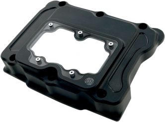 Roland Sands Design Clarity Rocker Box Cover in Black Ops Finish For 1999-2017 Twin Cam Models (0177-2034-SMB)