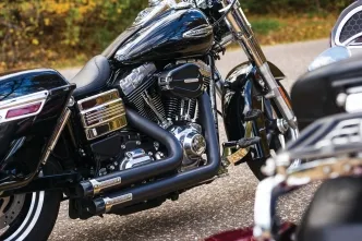 Kuryakyn Crusher Maverick Pro Air Cleaner In Satin Black For Harley Davidson 1999-2016 Twin Cam Motorcycles (9896)