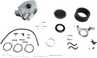 Kuryakyn Pro-R Hypercharger In Chrome Finish For Harley Davidson 1999-2006 Twin Cam Motorcycles With CV Carb & 2006-2017 With Delphi EFI (9322)