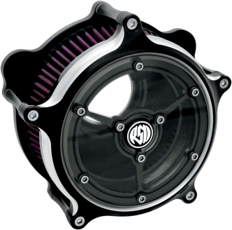 Roland Sands Design Clarity Air Cleaner Kit in Contrast Cut Finish For 1991-2020 XL (Excluding XR1200) Models (0206-2061-BM)
