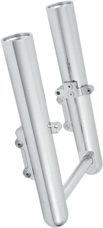 Arlen Ness Hot Legs Smooth Dual Disc In Chrome Finish For 2000-2007 Touring Models (06-503)