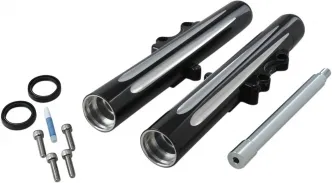 Arlen Ness Hot Legs Deep Cut Dual Disc In Black Finish 2000-2007 Touring Models (06-513)