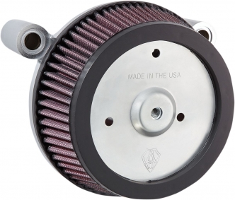 Arlen Ness Big Sucker Stage 1 Air Cleaner Kit With Standard Backing Plate & Pre-Oiled Filter For Harley Davidson 1999-2017 Dyna, Softail & Touring Models (Excl. E-Throttle) (18-505)