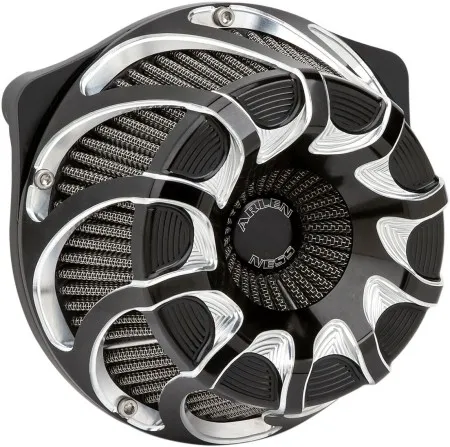 Arlen Ness Drift Inverted Series Air Cleaner Kit In Black Finish For Harley Davidson 1991-2022 Sportster Models (18-985)