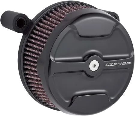 Arlen Ness Knuckle Stage 1 Big Sucker In Black Finish With Pre-Oiled Filter For Harley Davidson 1999-2017 Twin Cam (Exc. E-Throttle & 99-01 FLT) (18-751)