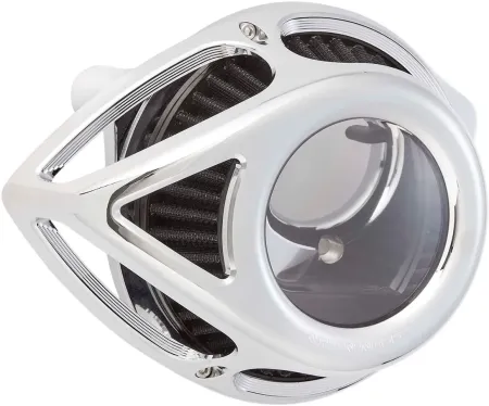 Arlen Ness Clear Tear Air Cleaner Kit In Chrome Finish For Harley Davidson 2008-2016 Touring & 2016-2017 FLST & FXDLS (18-976)