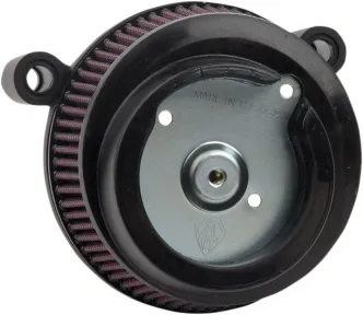 Arlen Ness Big Sucker Air Cleaner Kit With Black Backing Plate For Harley Davidson 2008-2017 Dyna Models (18-829)