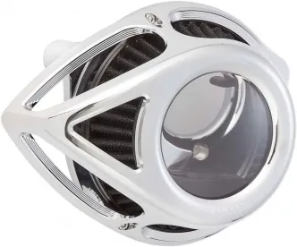 Arlen Ness Clear Tear Air Cleaner Kit In Chrome Finish For Harley Davidson 1991-2022 Sportster Models (18-988)