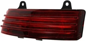 Custom Dynamics ProBEAM Dual Intensity L.E.D. Tribar With Red Lens For Harley Davidson 2006-2009 Street Glide Motorcycles (PB-TRI-1-RED)