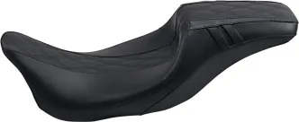 Le Pera Outcast Daddy Long Legs 2-Up Double Diamond Seat in Black For 2017-2023 Touring Models (LK-987DLGT2)