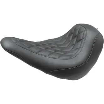 Mustang Solo Seat Wide Tripper in Diamond Stitch Pattern For 2018, 2023 Low Rider, 2020-2023 Low Rider S, 2018-2023 Sport Glide Models (83044)
