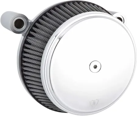 Arlen Ness Smooth Stage 1 Big Sucker Air Cleaner Kit In Chrome Finish With Synthetic Filter For Harley Davidson 1991-2022 Sportster Models (50-334)