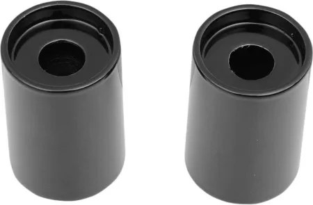 La Choppers 2 Inch Tall Riser Extensions in Black Finish For 1.25 Inch Handlebars (LA-7414-03B)