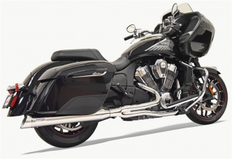 Bassani Road Rage 2 Into 1 Exhaust System In Chrome For Indian 2020 Challenger Models (8H18S)