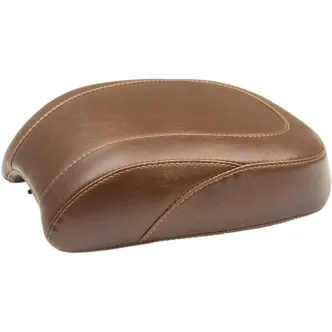 Mustang Wide Tripper Passenger Seat in Brown For 2018-2021 Softail Heritage/Deluxe/Standard Models (83003)