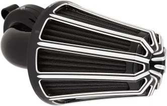 Arlen Ness 10-Gauge Monster Sucker Air Cleaner In Black Finish For Harley Davidson 1999-2017 Twin Cam (Exc. E-Throttle & 99-01 FLT) (81-002)