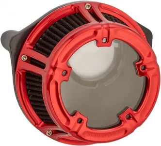 Arlen Ness Method Air Cleaner Kit in Red Finish For 2008-2016 FLT Touring, 2015-2017 FLST Softail, 2016-2017 FXDLS Dyna Models (18-171)