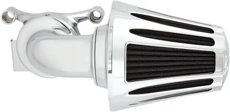 Arlen Ness Deep Cut Monster Sucker Air Cleaner In Chrome Finish For Harley Davidson 1991-2022 Sportster Models (81-019)