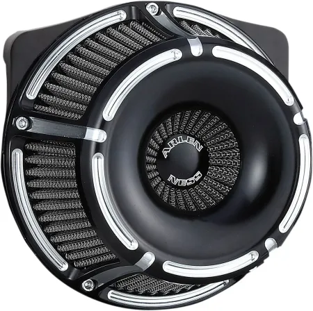 Arlen Ness Slot Track Inverted Air Cleaner Kit In Black Finish For Harley Davidson 2018-2024 Softail, 2017-2025 Touring & Trike (Gen 1) M8 Models (18-915)