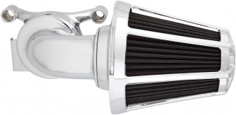 Arlen Ness Beveled Monster Sucker Air Cleaner in Chrome Finish For 2018-2023 Softail, 2017-2023 Touring, 2017-2023 Trikes (Including Both 107 Inch & 114 Inch Engines. Excluding Touring With Fairing With Lower Speakers) Models (81-031)