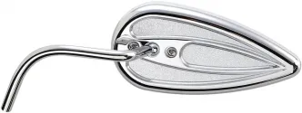 Arlen Ness Die-Cast Teardrop Left Side Mirror in Chrome Finish (13-035)