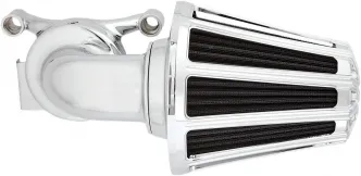 Arlen Ness 10-Gauge Monster Sucker Air Cleaner In Chrome Finish For Harley Davidson 2008-2016 Touring & 2016-2017 FLST & FXDLS Models (81-027)
