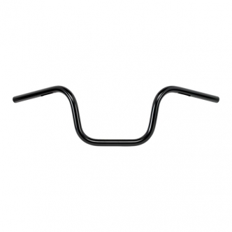 Biltwell Chumps 1 Inch Slotted Handlebars in Black Finish For 1982-2021 Harley Davidson Models (Excl. 08-21 E-Throttle) (6005-2016)