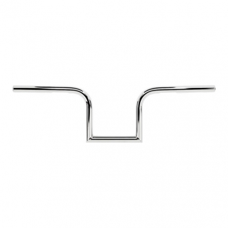 Biltwell Frisco 1 Inch Slotted Handlebars in Chrome Finish For 1982-2023 Harley Davidson Models (Excl. 08-23 E-Throttle) (6003-1056)