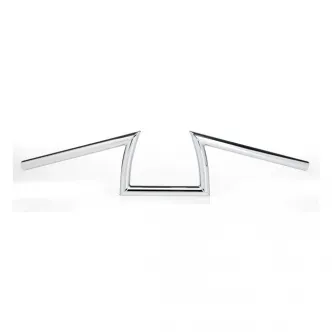 Biltwell Keystone 1 Inch Smooth Handlebars In Chrome Finish For Universal Fitment (Excluding Harley Davidson With Stock Hand Controls) (6001-1052)