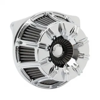 Arlen Ness 10-Gauge Inverted Air Cleaner Kit In Chrome Finish For Harley Davidson 1991-2022 Sportster Models (18-944)