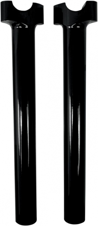Drag Specialties 12 Inch Tall Buffalo Straight Risers In Black For 1 Inch Handlebars (0602-0519)