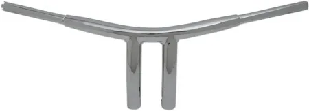 Drag Specialties 8 Inch Big Buffalo 1 1/2 Inch T-Bar In Chrome For Harley Davidson Models With Or Without E-Throttle (0601-4286)