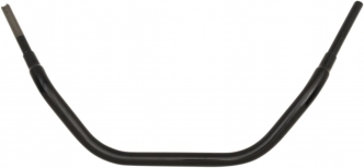 Drag Specialties 5 1/2 Inch Big Buffalo 1 1/2 Inch Beach Handlebar In Gloss Black For Harley Davidson Models With Or Without E-Throttle (0601-4294)