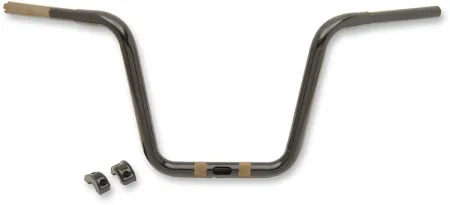 Drag Specialties 12 Inch Ape Hanger 1 1/4 Inch Handlebar In Gloss Black For Harley Davidson 2015-2020 Road Glide Models (0601-3857)
