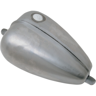 Drag Specialties Ribbed Mustang Gas Tank With Single Gas Cap (0128090)