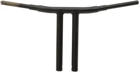 Drag Specialties 14 Inch Big Buffalo 1 1/2 Inch T-Bar In Flat Black For Harley Davidson Models With Or Without E-Throttle (0601-4323)