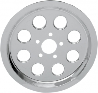 Drag Specialties Chrome Outer Rear Pulley Insert For 1984-1999 HD Evo Models (70 Tooth) (80039)