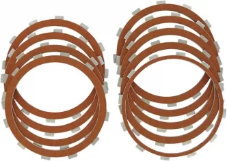 Drag Specialties Organic Clutch Friction Plate Set For 1998-2017 HD Big Twin Models (11310424)