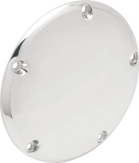 Drag Specialties 5 Hole Derby Cover in Chrome Finish For 1999-2017 Dyna, 1999-2018 Softail (Excl. 2018 FLSB), 1999-2015 Touring & Trike Models (Excl. 2015 FLHTCUL, FLHTKL) (33-0054)