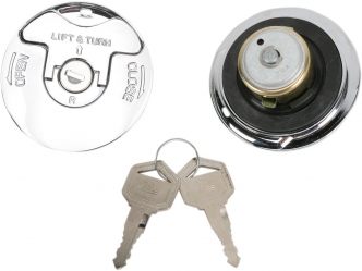 Drag Specialties Non-Vented/Vented Locking Gas Cap Set (011549-BX-LB1)