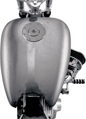 Drag Specialties One-Piece 2 Inch Stretched Gas Tank With Aero Cap For Harley Davidson 1986-1994 FXR Models (011737-BX46)