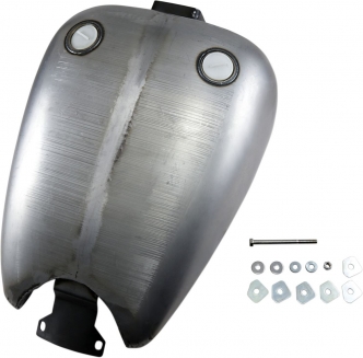 Drag Specialties 2 Inch Extended 4.2 Gallon Gas Tank With 2 Screw-In Caps For Harley Davidson 1982-1999 FXR Models (11619-BX46)