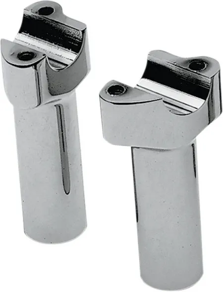 Drag Specialties 4.5 Inch Tall Buffalo Risers In Chrome For 1 Inch Handlebars (DS-290111)