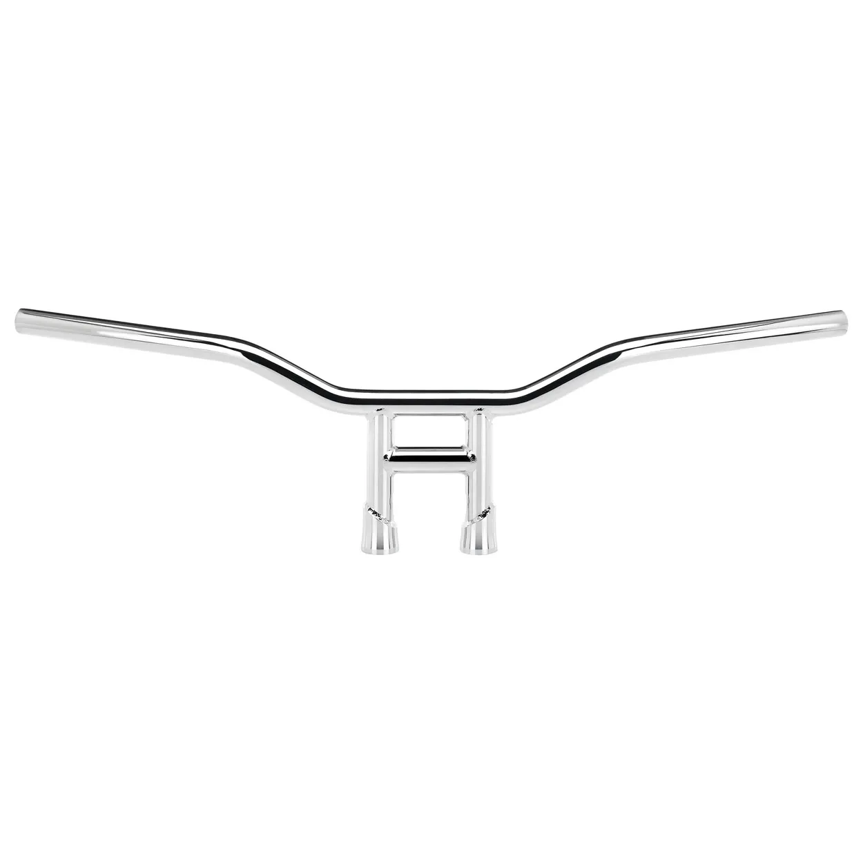 Biltwell Tyson 8 Inch Slotted Handlebar in Chrome Finish For 1982-2023 HD (Excluding 2008-2023 E-Throttle, 1988-2011 Springers) Models (6218-1056)
