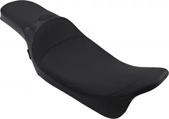 Drag Specialties Predator 2-Up Seat Extended Reach in Black For 2008-2023 FLHT/FLHR/FLTR/FLHX Models (0801-1005)