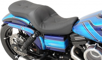 Drag Specialties Pillow Style Low Tour Seat in Black For 2006-2017 FXD/FXDWG, 2012-2016 FLD Models (0803-0560)