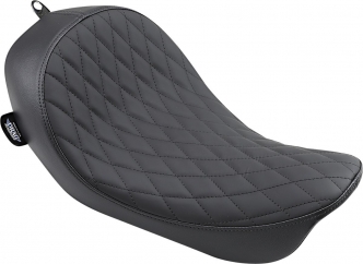 Drag Specialties Diamond Style Low Solo Seat in Black For 2006-2017 FXD/FXDWG, 2012-2016 FLD Models (0803-0547)