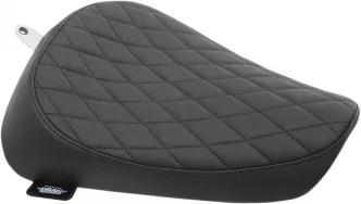 Drag Specialties Diamond Stitched Solo Seat For Harley Davidson 1986-2003 Sportster Models (0804-0614)